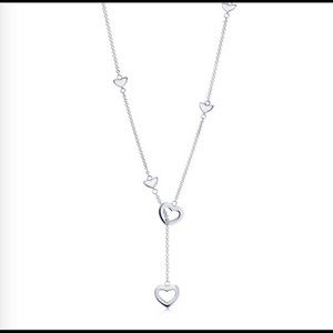 Tiffany & Co. Lariat Heart Necklace